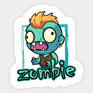 Zombie Kawaii Sticker